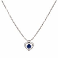 Necklace Crivelli Woman in White Gold Zaffiro 370-XN3682